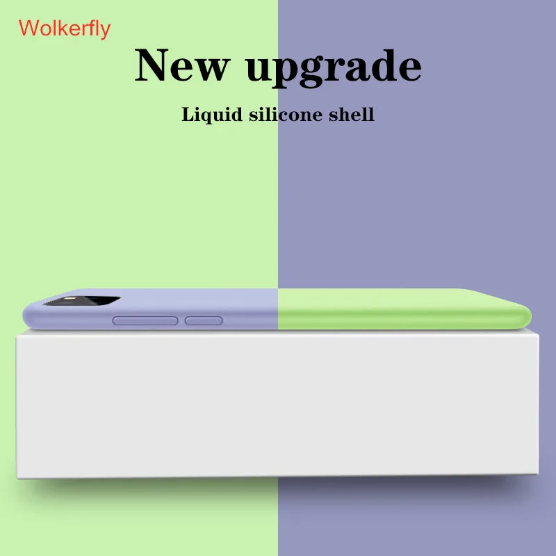 

Liquid Silicone Candy Color TPU Case For iPhone 11 Pro Max 2019 Thin Soft Cover For iPhone XR XI XIR XS MAX XS X 6 6S 7 8 Plus