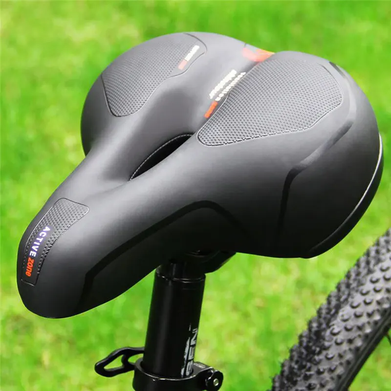 Велосипедное седло, отражающее, расширенное, MTB, для шоссейного велосипеда, удобное, для велоспорта, гелевое, круизер, Экстра спортивный коврик, седло, аксессуары для сидения, 7