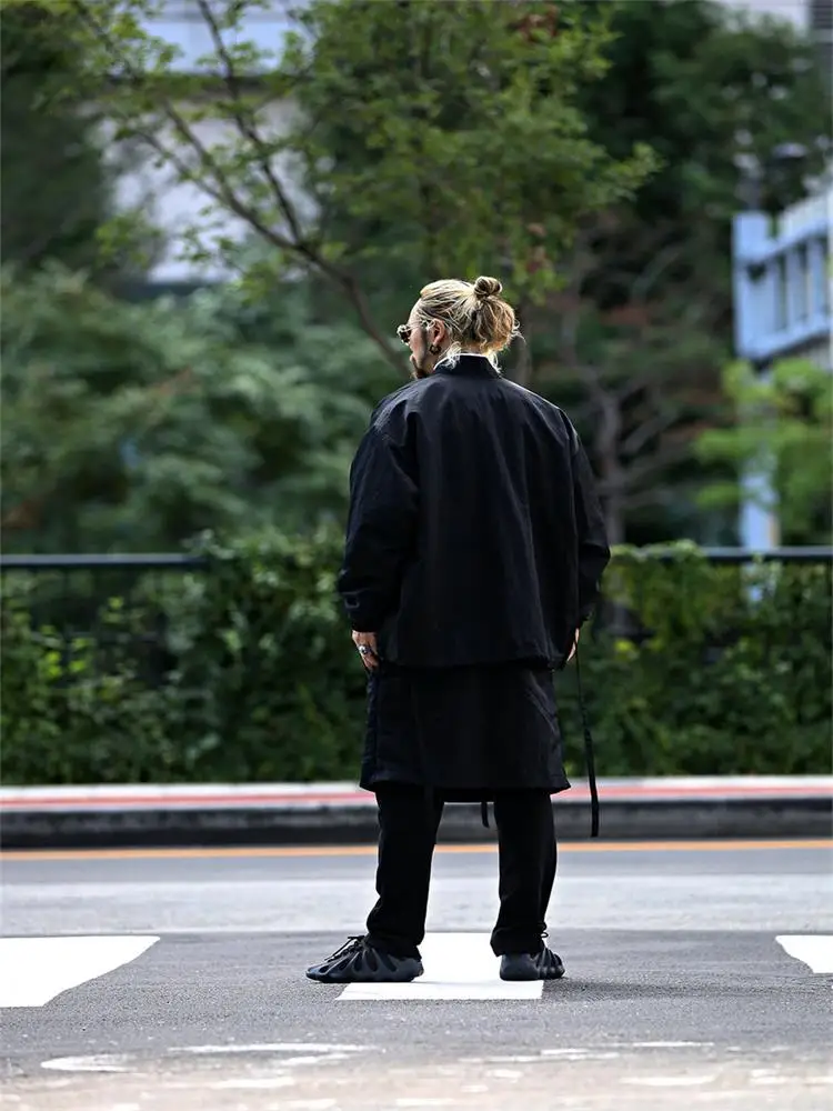 Men's Leisure Spring And Autumn New Personality False Two Korean Casual Comfortable Loose Large Size Pants