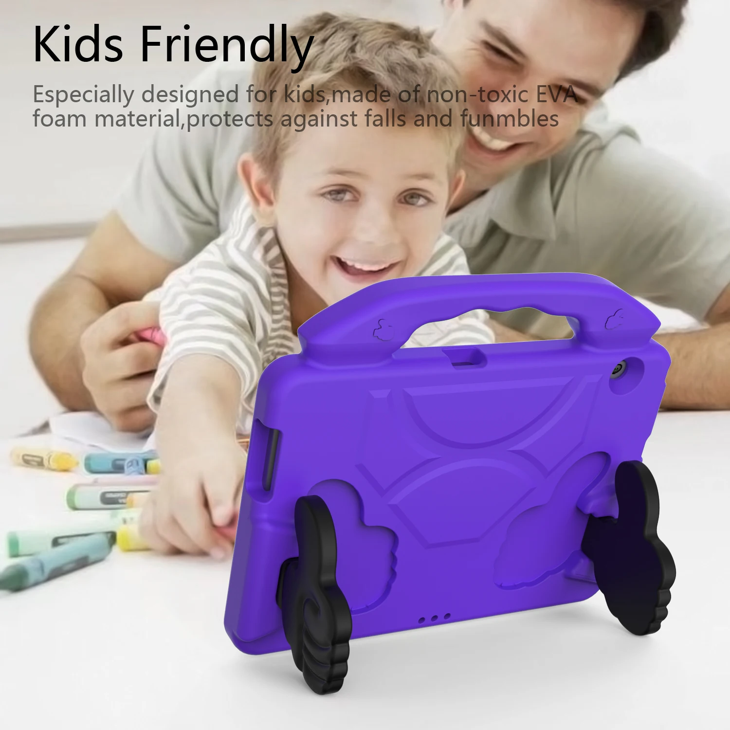 

Thumb Style Kids Friendly Cover For Huawei MediaPad T5 10 AGS2-W09 AGS2-L09 AGS2-L03 AGS2-W19 10.1" Case EVA Foam stand Funda