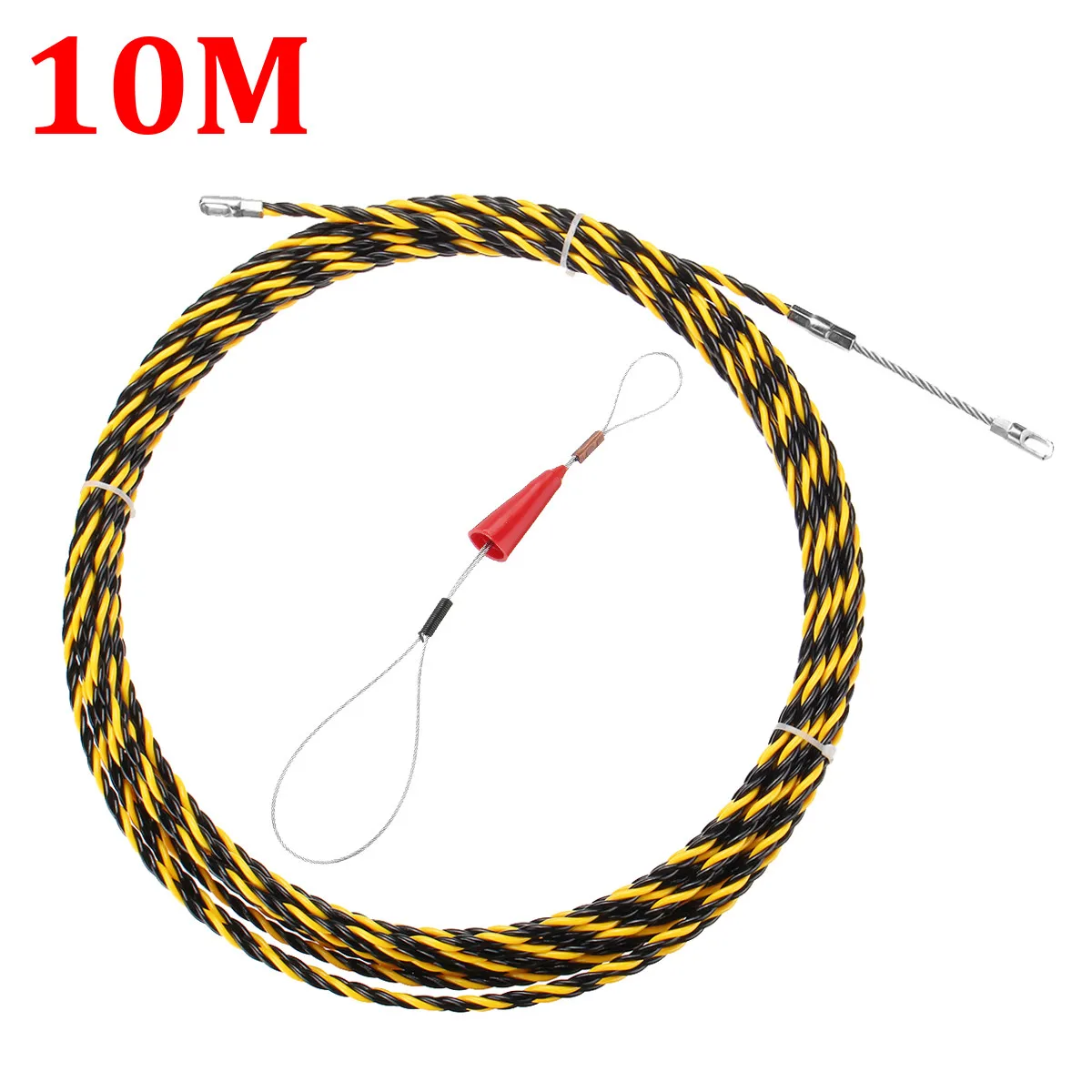 5/10/15/20/25/возможностью погружения на глубину до 30 м электрика Threading устройства кабель извлечения бандажной стали ведущей Сетевой электрический провод винторезный станок строительный ручной инструмент - Цвет: 10m