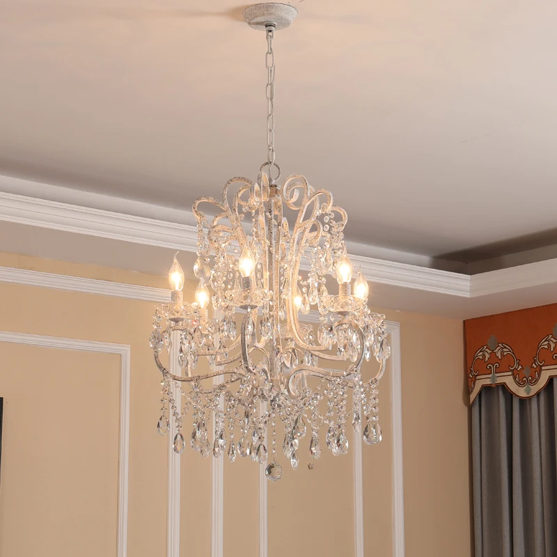 

American lighting living room pendant lights bedroom creative crystal lamp personality dining room bedside pendant lamp LB031302