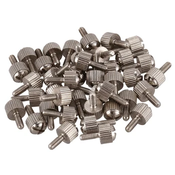 

HOT-Computer PC Case M3x8mm Metal Knurled Head Phillips Thumb Screw 40pcs