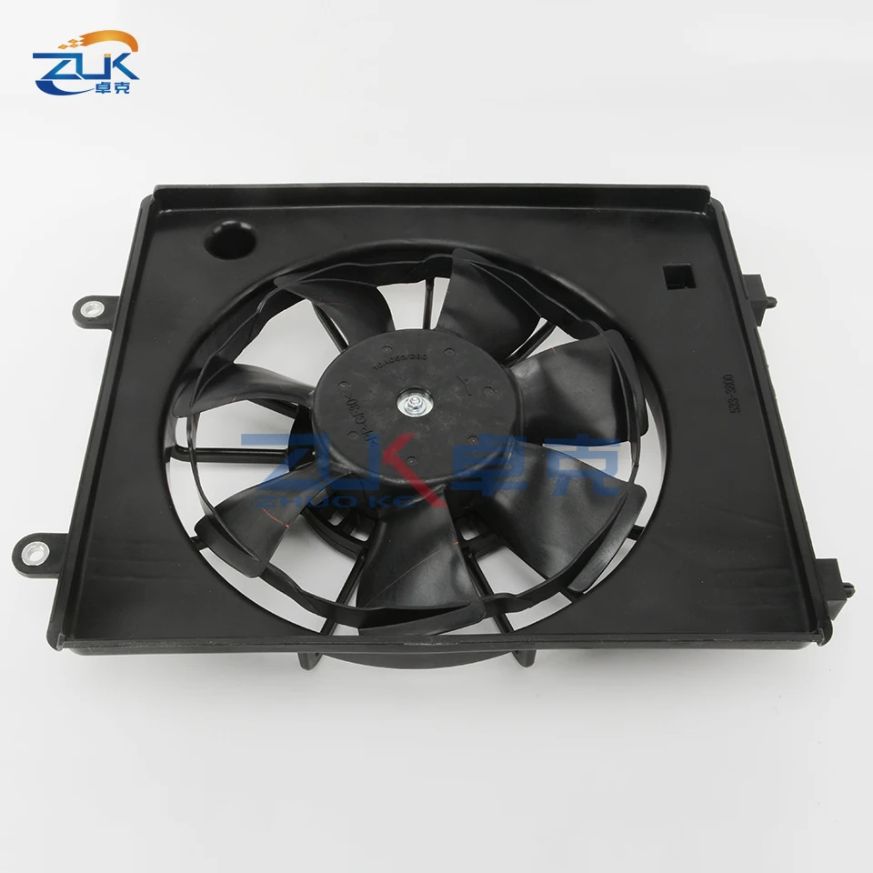 ZUK AC Condenser Cooling Fan Assy For HONDA FIT JAZZ GK OE#38615-5R3-H01