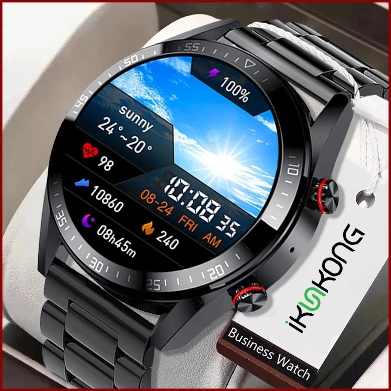 Новинка 2022 Смарт-часы с экраном 454*454 мужские поддержкой Bluetooth звонков местной