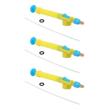 

3pcs High Pressure Mini Water Sprayer Gun Nozzle Manual Gardening Pressure Pump Spray Watering Bottle Sprinkler