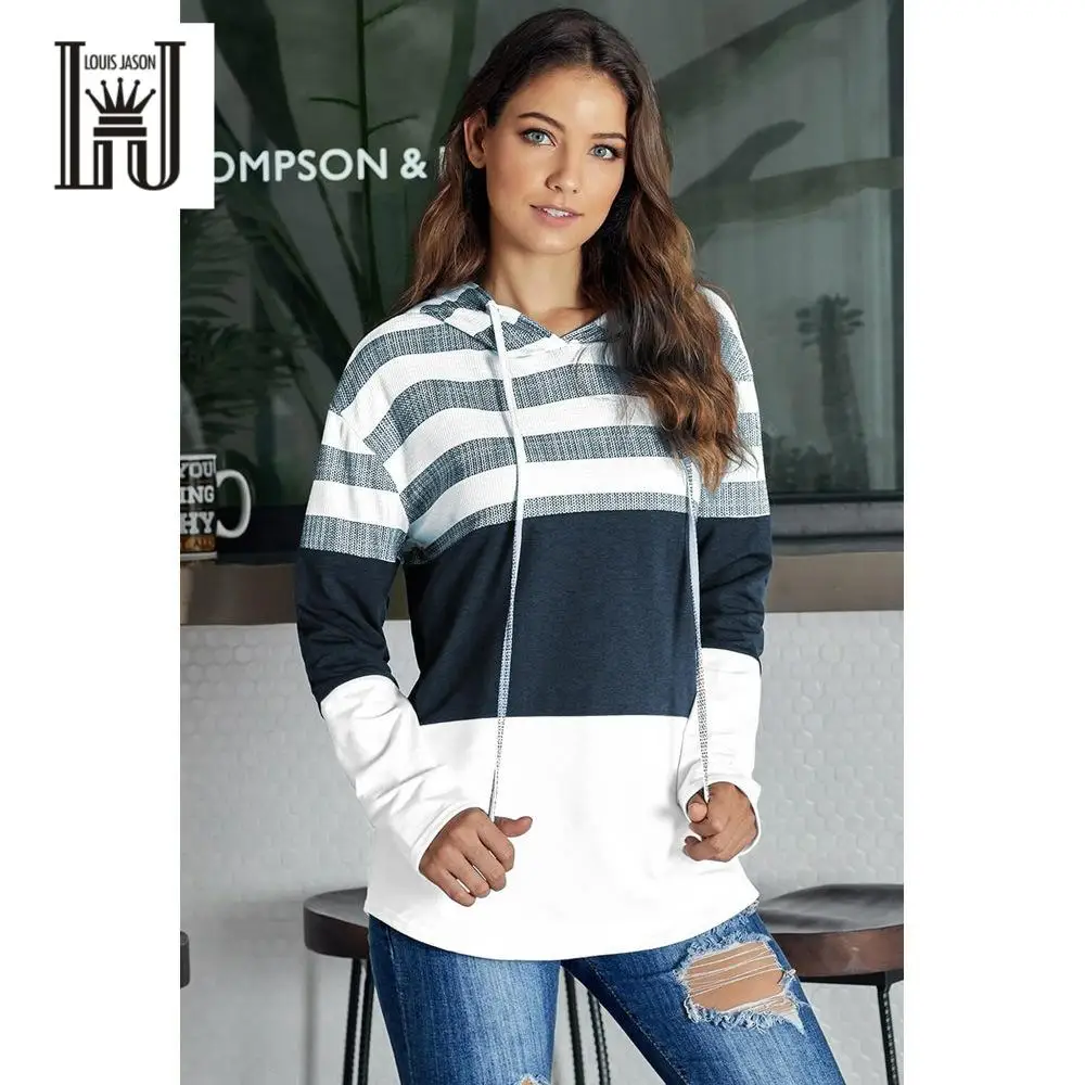 Женская толстовка с длинным рукавом Луи Джейсон Повседневная Толстовка