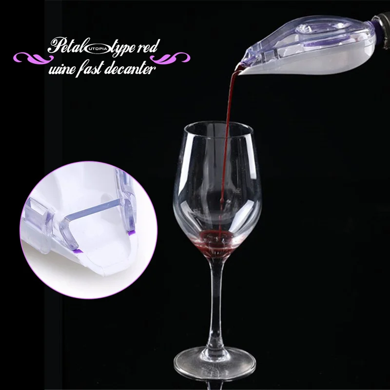 

Magic Wine Decanter Essential Decanter Fast Wine Aerator Pour Spout Pitcher Mini Trip Wine Air Intake Filter Pour Kitchen Tools