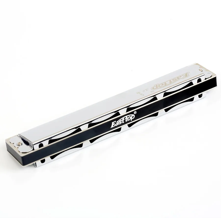 EASTTOP T2406 профессиональная гармоника tremolo с 24 отверстиями и ключом C латунными