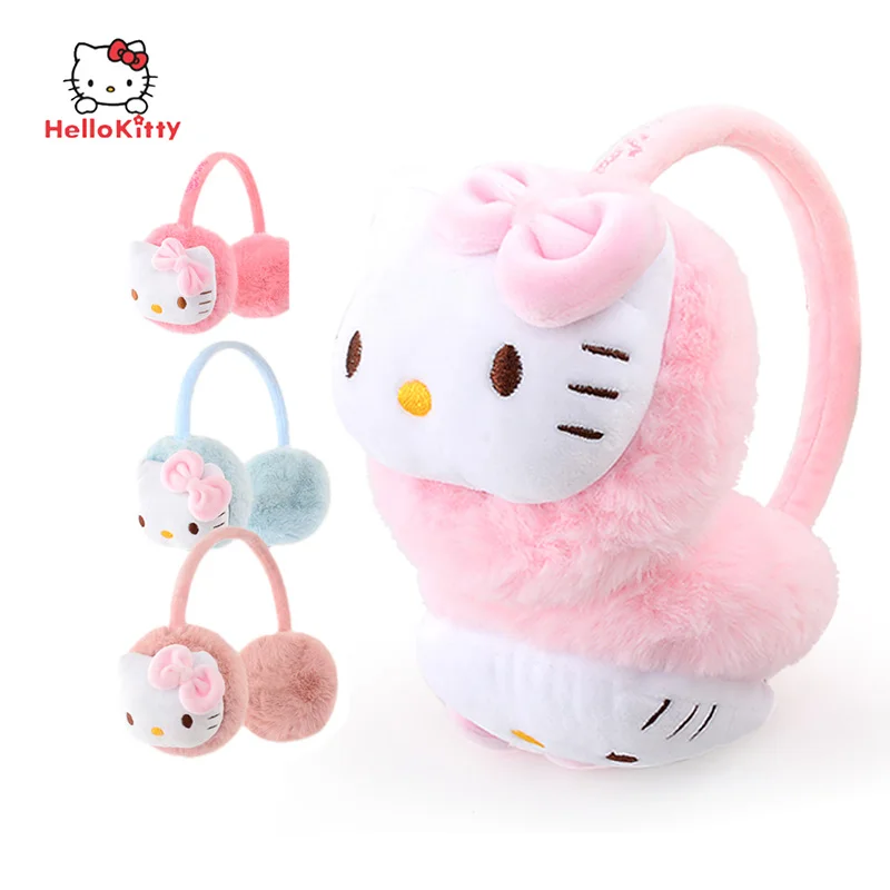 Girls Hello Kitty Winter Warm Ear Muffs earmuffs Childrens 