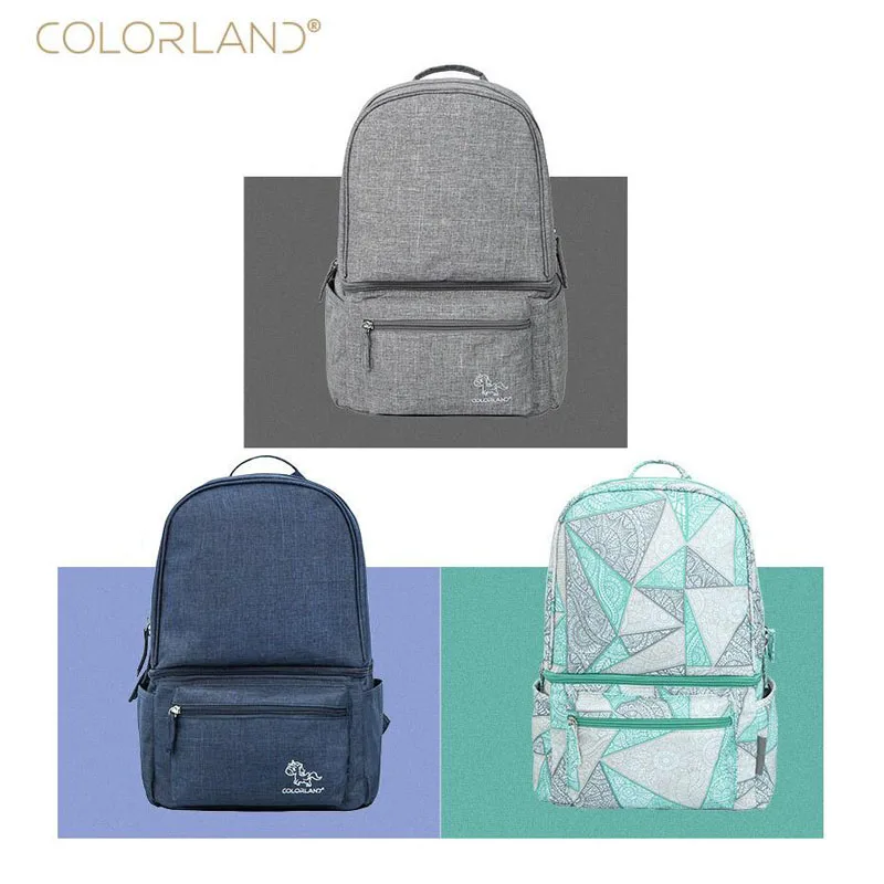 COLORLAND брендовая многофункциональная одежда для мамы, термобутылка, сумка для подгузников, рюкзак, большая емкость, сумка для грудного молока, сумка для хранения ребенка