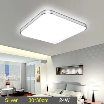 

LED Ceiling Down Light Lamp 24W Square Energy Saving For Bedroom Living Room CLH@8