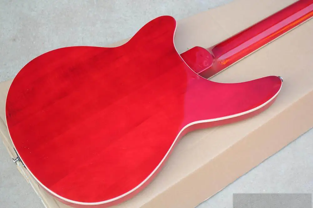 Оптовая продажа 4 струнная электрическая бас гитара высокого качества в красном