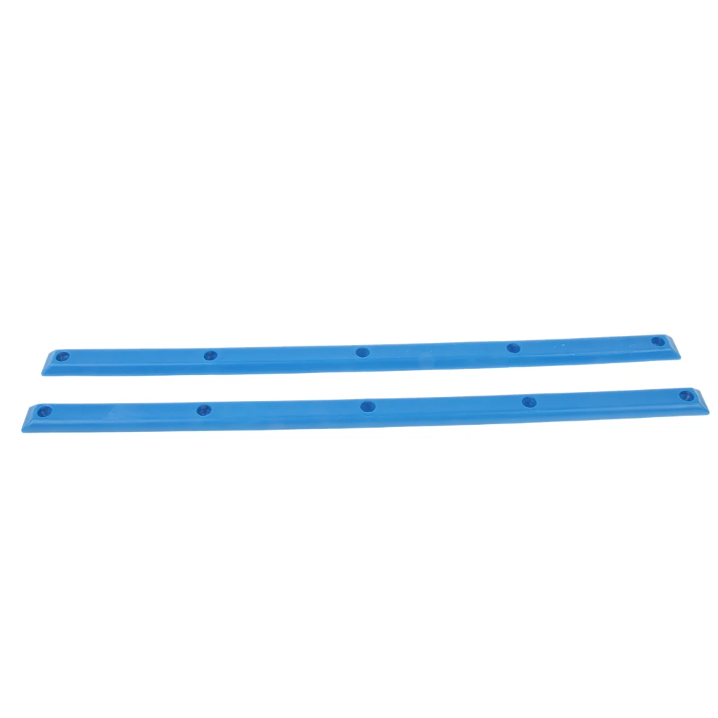2pcs Skateboard Rails With 10 Screws Reduce Friction Longboard Accessories