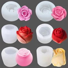 Розы, цветок, свечи, формы для мыла, формы для выпечки, формы для DIY, свеча, изготовление мыла, украшение на День святого Валентина