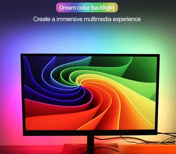 

DIY Dream Color Dackground Lighting Kit PC Dream Screen USB LED Strip HD Computer Monitor PC Screen Backlight Lighting LED Strip