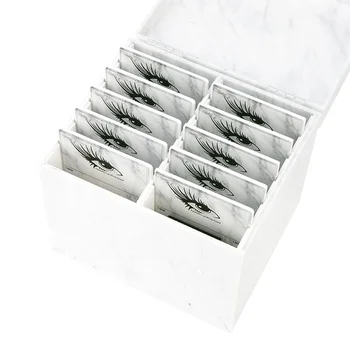 

Acrylic 10 Layers Durable Eyelash Storage Box Grafting Marbling Pallet Professional Large Capacity Tool Practical Salon Holder