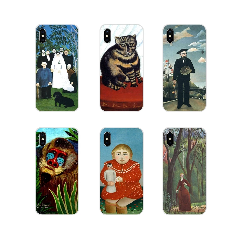 Henri Rousseau для sony Xperia Z Z1 Z2 Z3 Z5 compact M2 M4 M5 E3 T3 XA huawei mate 7 8 Y3II аксессуары чехлы телефонов |