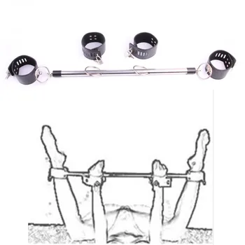 BDSM Bondage Kit Sex Machine Spreader Bar Ankle Cuffs Handcuffs Sex Toys For Couples Women Adult Cosplay Games Erotic Product 2