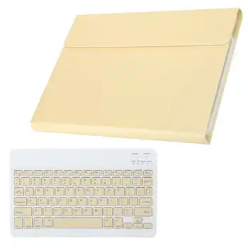 

Wireless Bluetooth Keyboard with PU Leather Case and Pen Slot Wireless Tablet Computer Supplies 9.7 Inch New