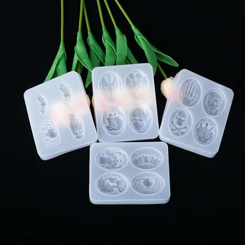 

DIY Halloween Spider Skull Monster Resin Mold Listing Pendant Crystal Epoxy Silicone Mold For Resin