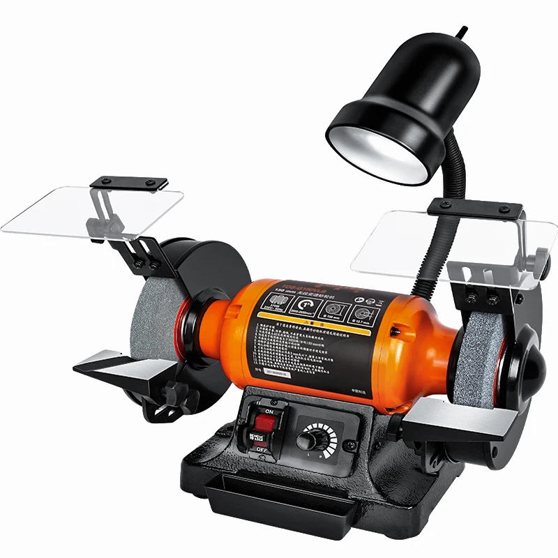

6 inches Polisher Speed Regulation Grinder Multifunction Home Small High Power Industrial Grade Desktop Sanding Polisher Tools