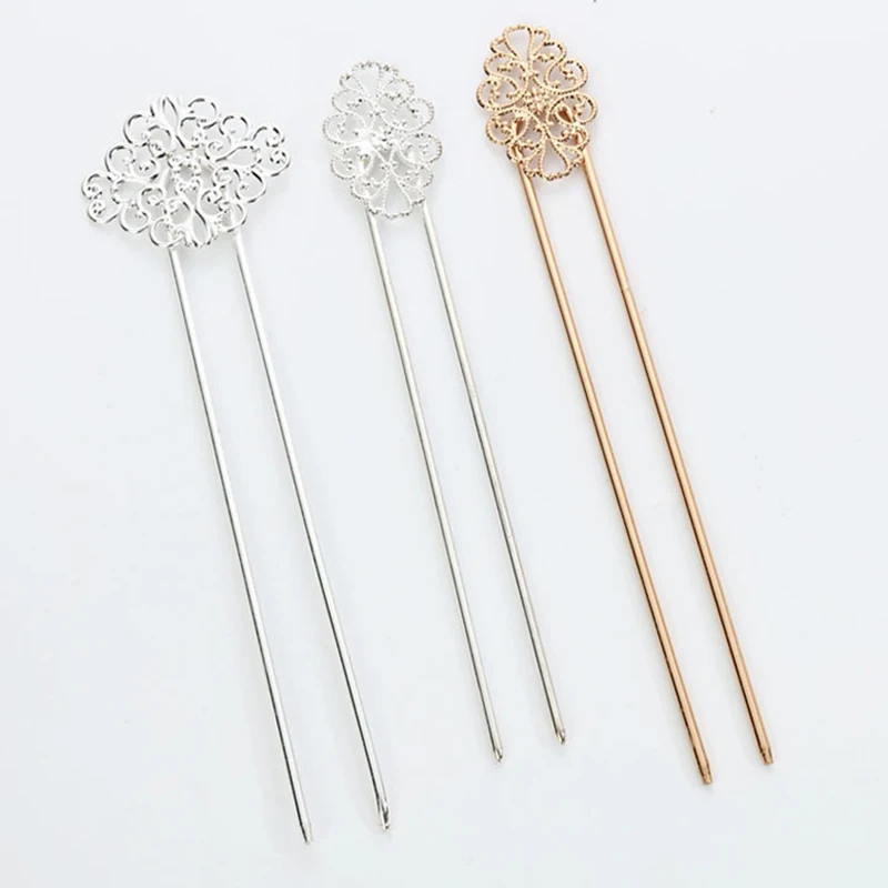 Женский цветок u-образная заколка для волос винтажная шпилька для волос аксессуары для волос металлические шпильки для волос заколка для волос украшение для волос