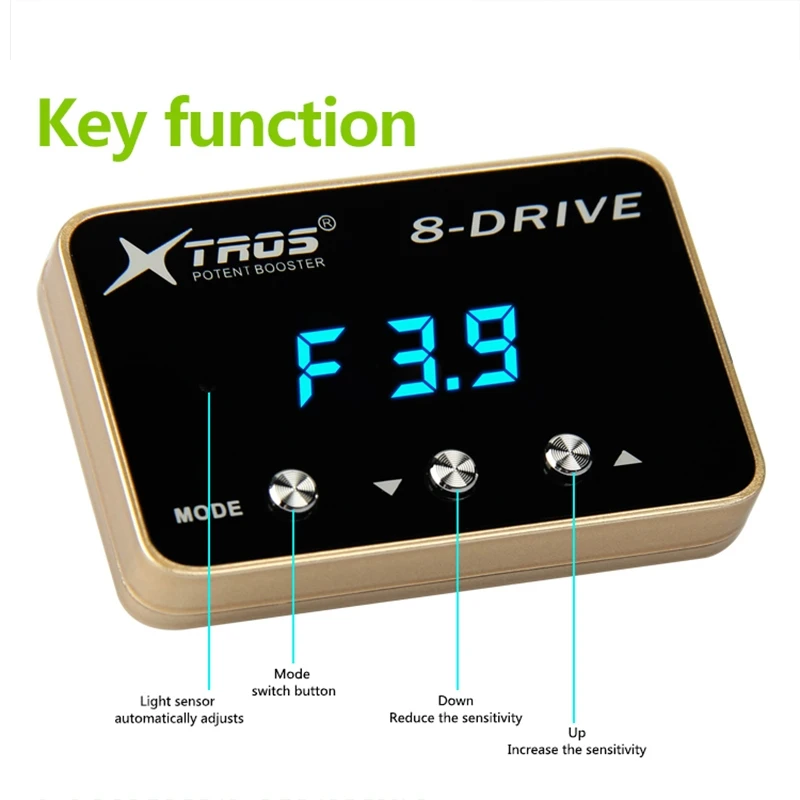 For Nissan Navara NP300/D40/D22 2008-2015 TROS 8-Drive Potent Booster Electronic Throttle Controller for Transmission Automobile
