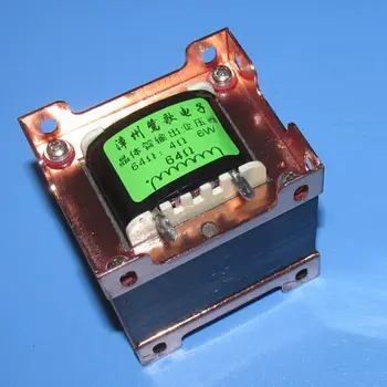 

64 ohms: 4-8-16 ohm transistor 6W output transformer, quite daring LM1875, etc. Z11 annealed four-hole silicon steel sheet