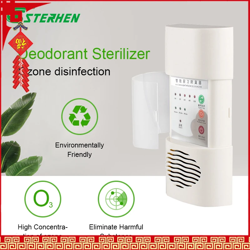 Ceny Sterhen łazienka odświeżacz powietrza Generator ozonu powietrza w domu mały oczyszczacz powietrza do dezodoryzacji domu