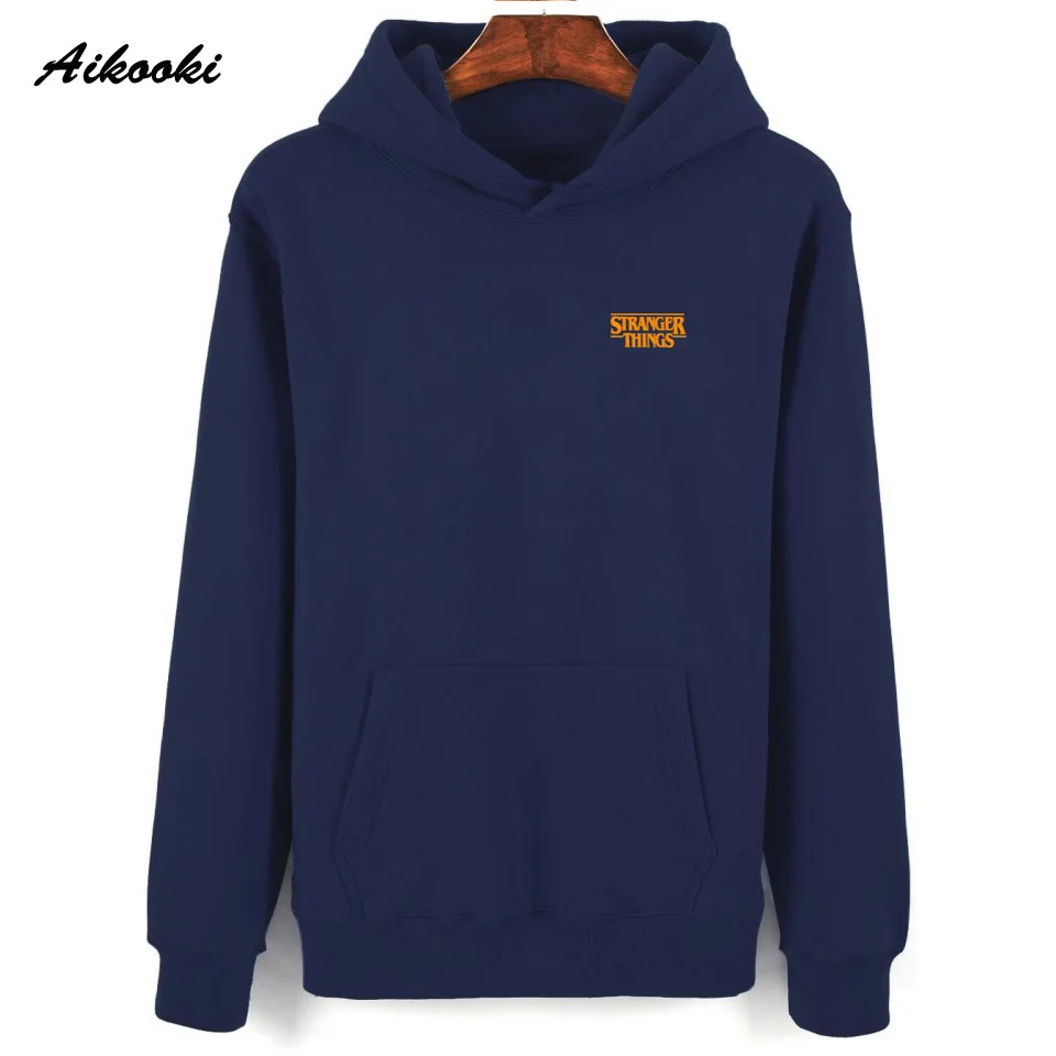 navy blue Странные вещи толстовки для женщин и мужчин Aikooki Новая мода розовый Harajuku хлопок женские худи и толстовки странные вещи пальто - Цвет: navy blue