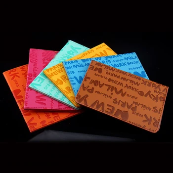 

Card Holder English Letter Printing Multifunction Fashion Passport Cover Passport Holder With Durable Passport Passport Holder