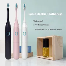 YBLNTEK зубная щетка звуковая электрическая зубная щетка Водонепроницаемая батарея зубная щетка электрическая сильная мощность акустическая волновая зубная щетка