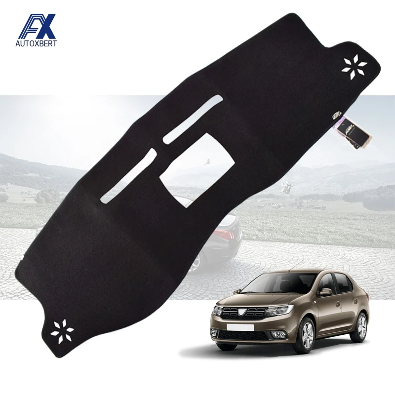 Car Interior Auto Dashboard Cover Dash Mat Pad Tappeto Dash Mat Cuscino Per Renault Dacia Logan 2 2013 - 2019 Renault Symbol