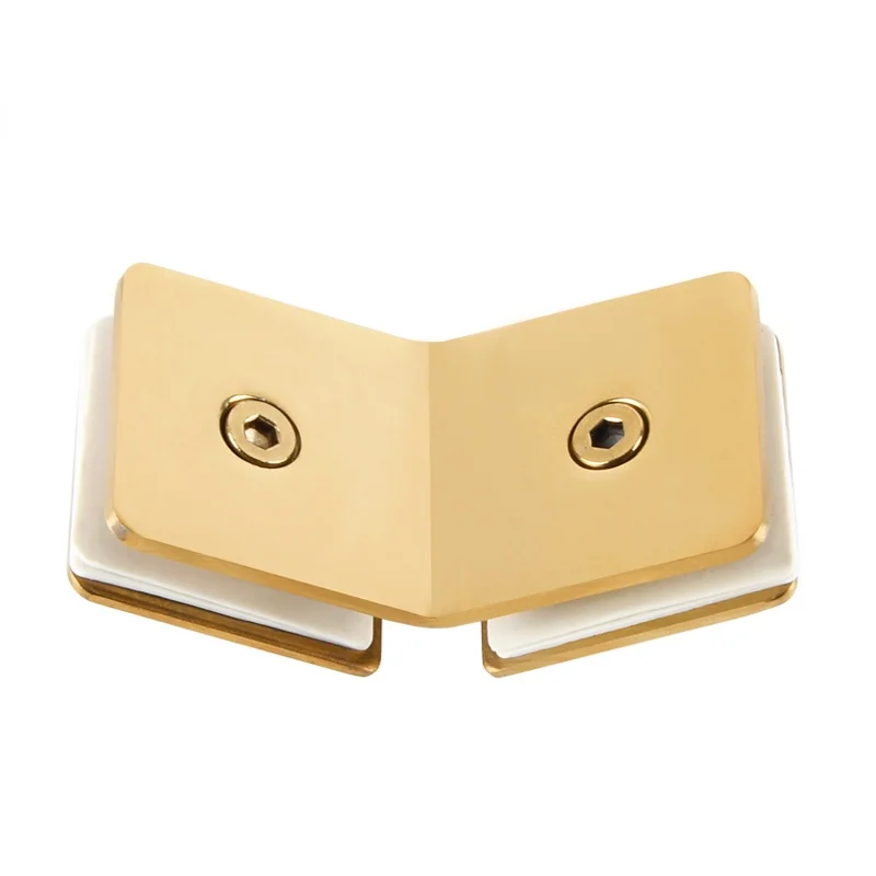 gold l-shaped chuveiro sala partição código acessórios