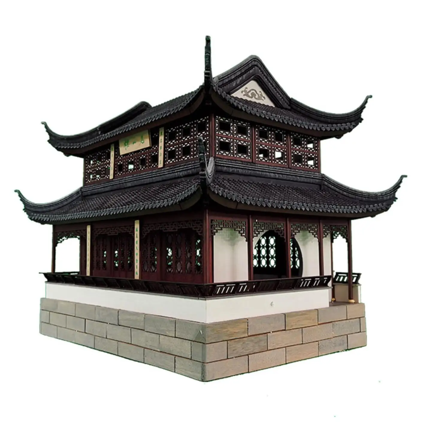 scale 1/25 ancient Chinese architecture model kit mortise and tenon
