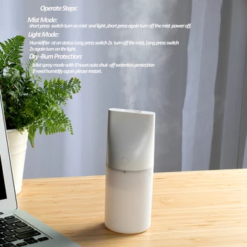 

Ultrasonic Air Humidifier Flat outlet Ultra- Silent USB Aroma Diffuser Essential Oil Mist Maker For Baby Home Office Car