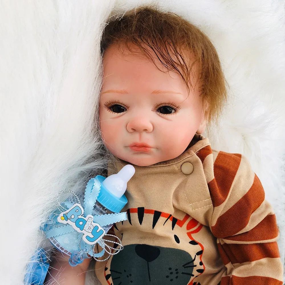  Soft Silicone Reborn Baby Mini Dolls Bebies Alive Kids Playmate Lifelike Toddler Realistic Play Toy