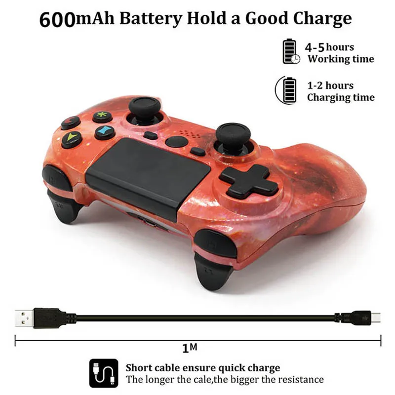 K ISHAKO для PS4 контроллер PlayStation 4 джойстик Bluetooth геймпад двойная вибрация консоль