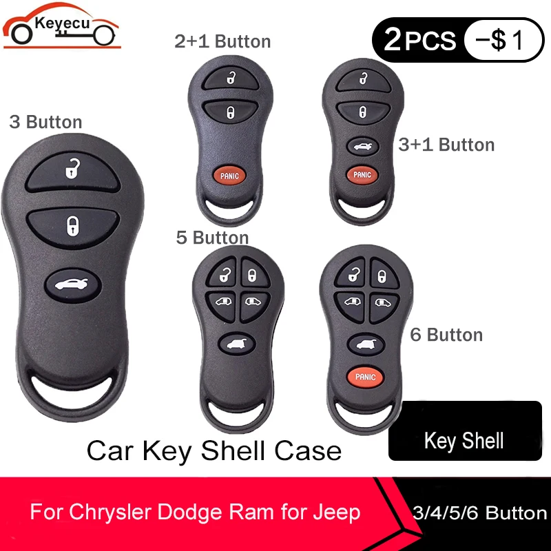 KEYECU 3x Автомобильный Дистанционный брелок для ключей с кожаной крышкой чехол