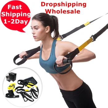 

High Quality Exercise Resistance Bands Set Hanging Training Straps Workout Sport Home Fitness Equipments Spring Exerciser