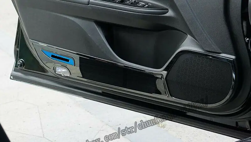 Подходит для Honda Accord 2013 нержавеющая черная дверь анти Kick Pad защитный 4 шт