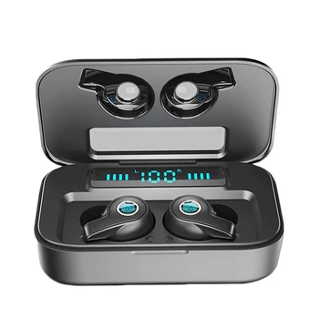 

True wireless Bluetooth TWS5.0 headset noise reduction waterproof game earplugs with microphone sports Earpiece for iphone mille