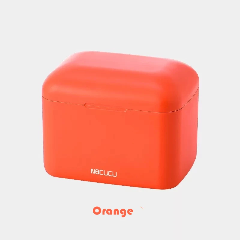 Orange Портативный косметический Органайзер, ювелирный чехол, коробка для губной помады, коробка для хранения макияжа, органайзер для макияжа, красивый контейнер, хороший подарок, doro - Цвет: Orange