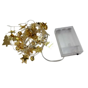 

2 Metre 20Led Snowflake String Light Christmas Lights Fairy String Lights for Christmas Tree, Party, Warm White