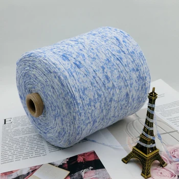 

Limited New 500g unique space dye Flat belt Bandlet yarn for knitting crochet Tape yarn Handwork Crafts DIY weave thread X5156