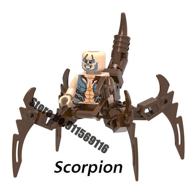 Brand DISNEY Spiderman Spider-Gwen Building Block Doctor Octopus Mysterio Miles Morales Lizard Electro Action Figure Kid Toys I-X1141