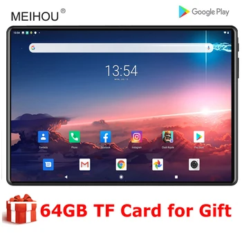 شراءتابلت 10 بوصة 3 جيجا رام 32 جيجا روم أندرويد 9.0 جوجل بلاي 4G LTE مكالمة هاتفية واي فاي نظام تحديد المواقع 2.5D زجاج مقسى 10.1 تابلت