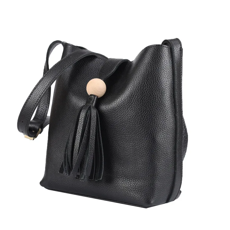 GO-LUCK/брендовая сумка из натуральной кожи с кисточками; женская сумка через плечо; женские сумки-мессенджеры из воловьей кожи