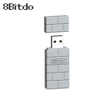 8bitdo USB Беспроводной bluetooth-адаптер для Игровые приставки классической консоли PS1 мини Поддержка PS4 PS3 Xbox с контроллером и поддержкой Bluetooth